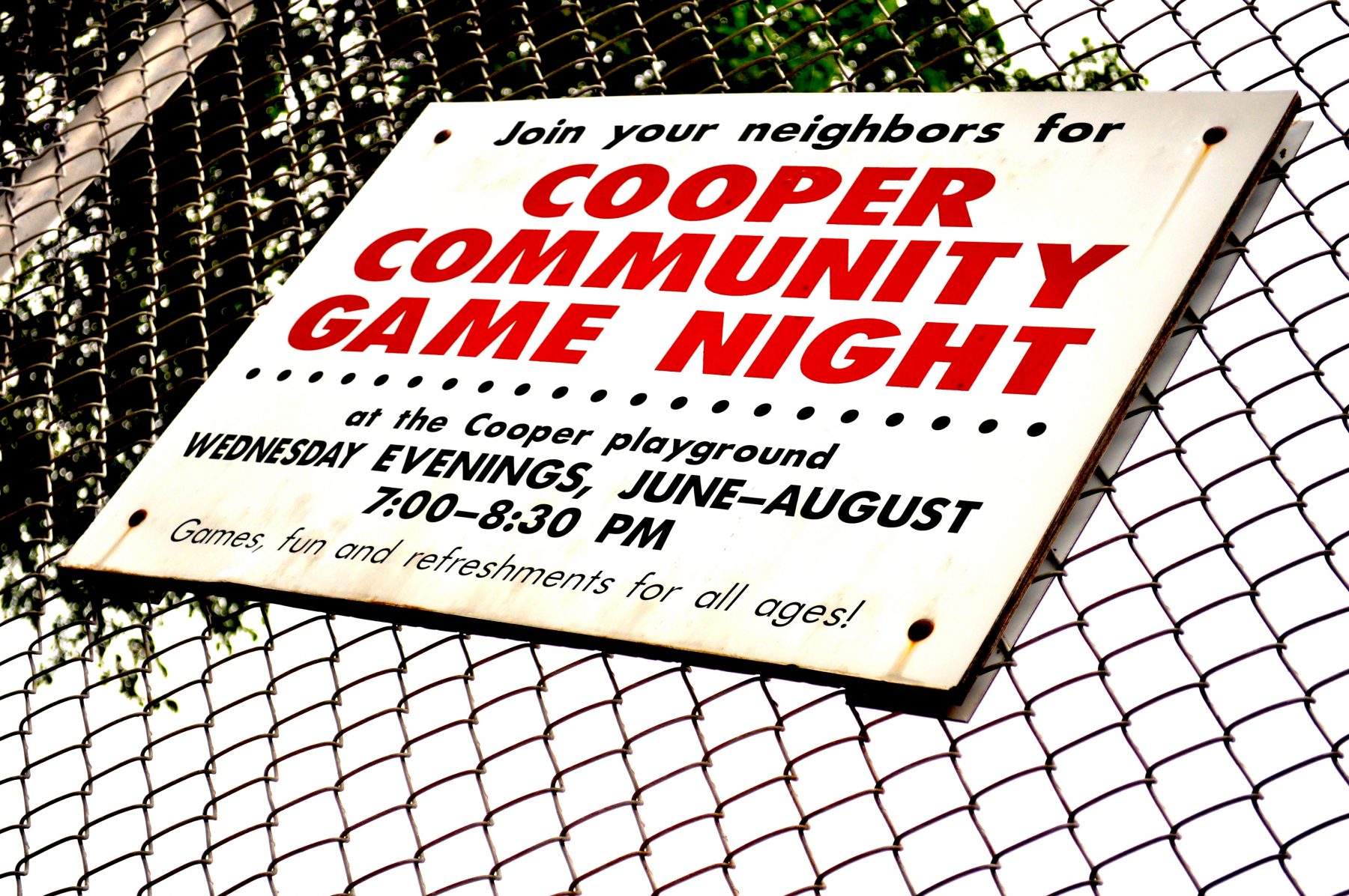 Cooper Community Game Night
